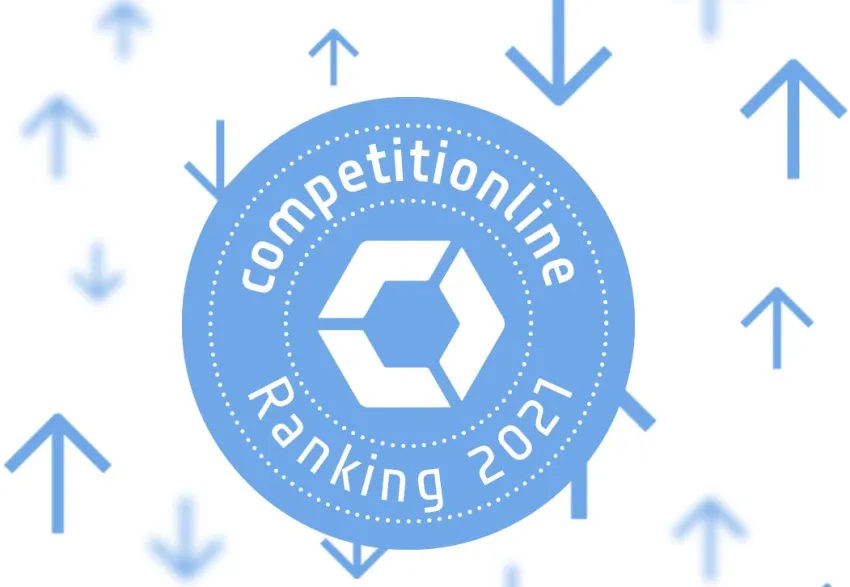 Logo competitionline Ranking 2021 in blau