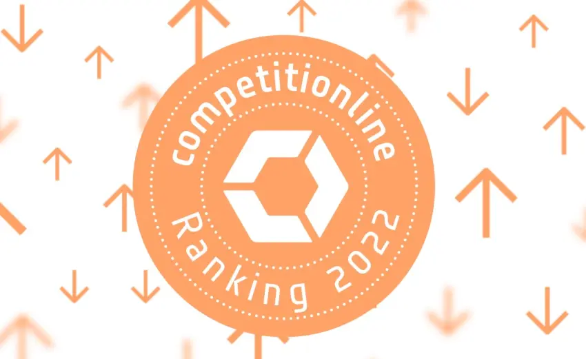 Logo competitionline Ranking 2022 in orange