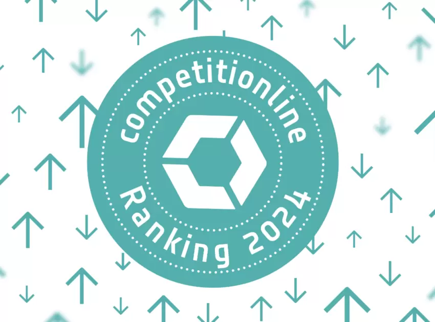Logo competitionline Ranking 2024 in türkis