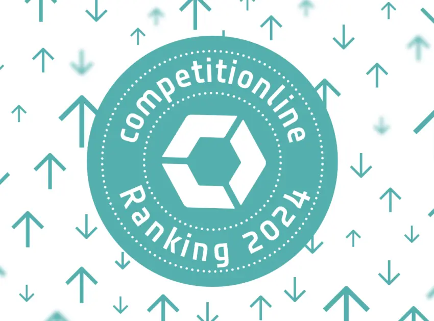 Logo competitionline Ranking 2024 in türkis