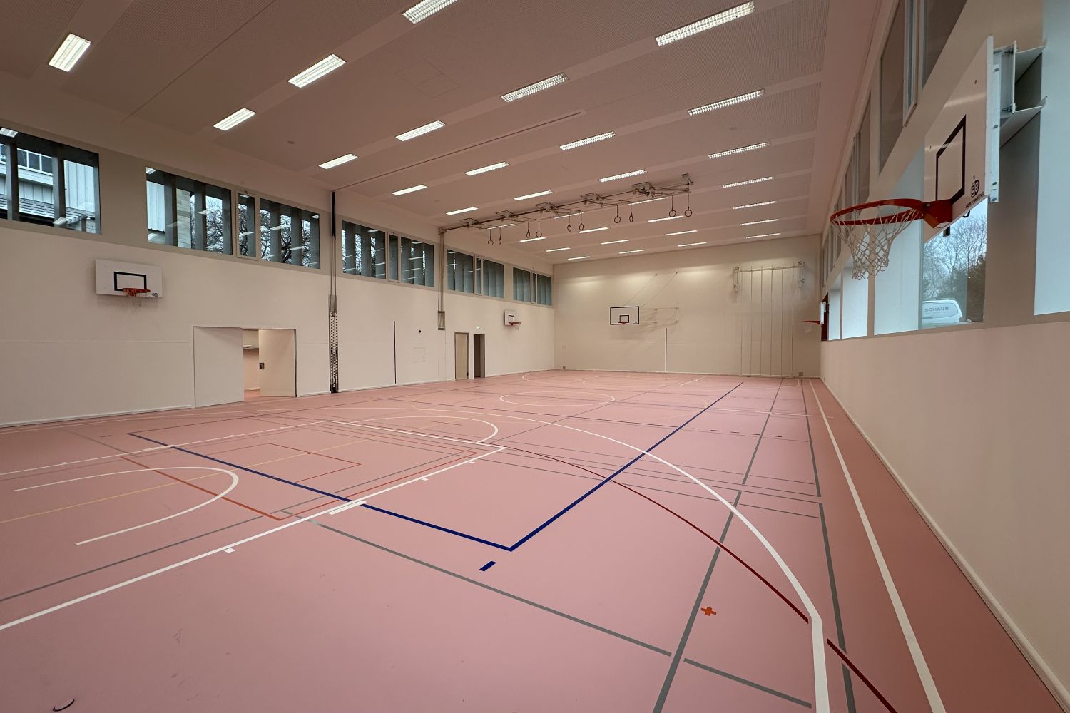 Sporthalle von innen