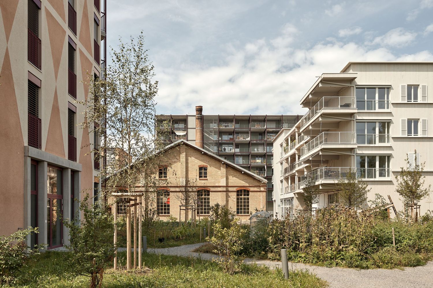 Hobelwerk - Kälinareal Haus C und D Winterthur Aussenansicht Hobelwerk Kälinareal
